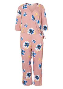 JUNAROSE, Damen Jumpsuit, Blau / Gelb / Altrosa / Pastellpink / Wei&szlig;