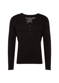 Key Largo, Herren Langarmshirt 'MLS00038', Schwarz