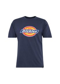 Dickies, Herren Shirt 'Horseshoe', Navy / Himmelblau / Gold / Feuerrot