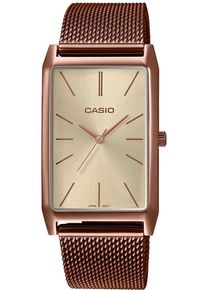 Casio, Herren Quarzuhr 'LTP-E156MR-9AEF', Braun / Rosegold