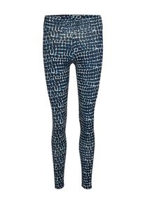 OGNX, Damen Sportleggings 'CROCO', Petrol / Schwarz