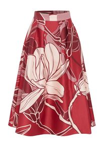 Apart, Damen Satinrock, Ros&eacute; / Puder / Rubinrot / Feuerrot