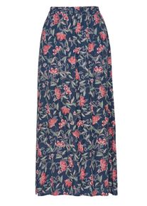 s.Oliver RED LABEL, Damen Rock, Navy / Gr&uuml;n / Pastellrot