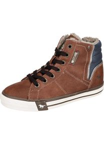 Mustang, Sneakers High f&uuml;r Jungen, Blau / Braun