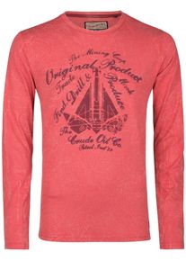 PETROL INDUSTRIES, Herren Langarmshirt, Rot