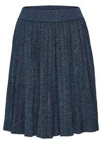 Selected Femme, Damen Glitzer Rock, Blau