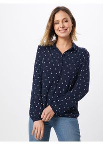Tom Tailor, Damen Bluse 'dobby', Navy / Mischfarben