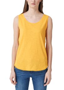 s.Oliver RED LABEL, Damen Flammgarntop, Gelb
