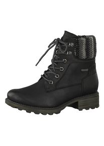 Tamaris, Damen Schn&uuml;rstiefel, Schwarz