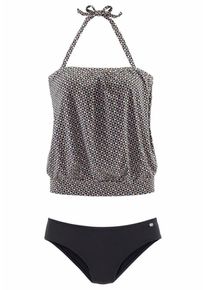 JETTE, Damen Tankini, Schwarz