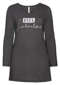 SheeGOTit, Damen Longshirt, Schwarz / Weiß