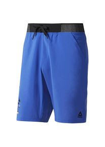 Reebok, Herren Trainingsshorts, Blau / Schwarz