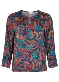IN FRONT, Damen Bluse 'Joice', Braun / Mischfarben