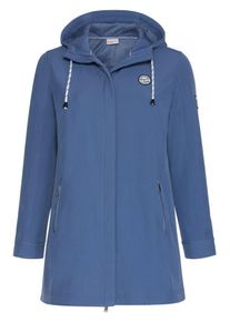 sheego Casual, Damen Outdoorjacke, Rauchblau