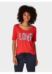Tom Tailor, Damen Shirt, Hellrot