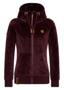 Naketano, Damen Sweatjacke 'Brazzo Mack', Weinrot