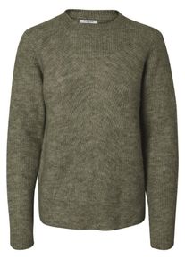 Pieces, Damen Pullover, Oliv