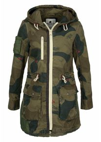 Khujo, Damen Parka 'Thalita', Basaltgrau / Khaki