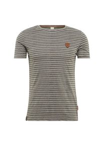 Naketano, Herren T-Shirt, Dunkelgrau / Schwarz