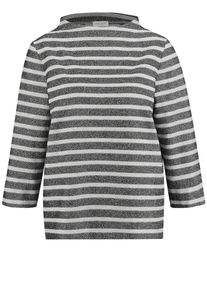 Gerry Weber, Damen T-Shirt, Grau / Schwarz / Silber