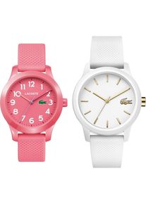 Lacoste, Damen Uhr, Rosa / Weiß