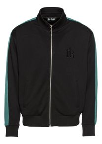 The Kooples Sport, Herren Jacke 'SWEATER', Grasgr&uuml;n / Schwarz