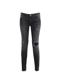 COCCARA, Damen Hose 'Bella', Grey Denim