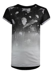 Trueprodigy, Herren T-Shirt 'Deadly Sleep', Schwarz / Wei&szlig;