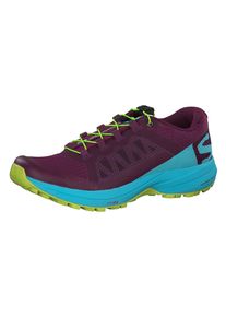 Salomon, Damen Trailrunningschuh 'XA ELEVATE GTX', Blau / Neongrün / Beere