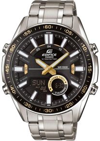 Casio, Herren Edifice Chronograph 'EFV-C100D-1BVEF', Gold / Schwarz / Silber