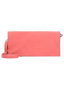 Fritzi aus Preussen Fritzi Aus Preußen, Damen Clutch 'Ronja Saddle', Lachs / Silber