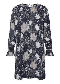 PEP, Damen Kleid, Dunkelblau / Anthrazit