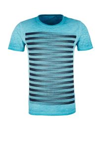 s.Oliver RED LABEL, Herren Shirt, Aqua / Dunkelblau