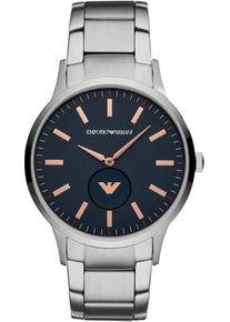 Emporio Armani, Herren Armbanduhr, Rosegold / Schwarz / Silber