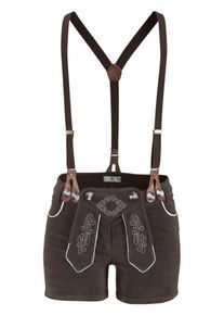 AJC, Damen Trachtenlatzhose, Kastanienbraun