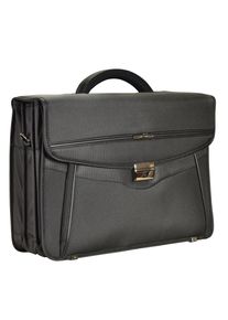 Samsonite, Herren Desklite Aktentasche Briefcase 42 cm Laptopfach, Schwarz