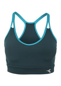 Diadora, Damen Sport-BH, Blau / Grün
