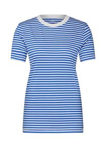 Selected Femme, Damen T-Shirt 'SFMY PERFECT TEE', Blau / Weiß