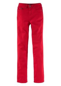 Arizona, Damen Bequeme Jeans 'Gerade Jeans mit klassicher Leibhöhe', Hellrot
