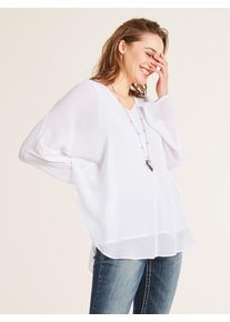 Heine, Damen Bluse, Offwhite