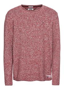 Tommy Jeans, Herren Pullover 'TJM TWISTED SWEATER', Rot