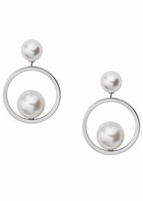 Skagen, Damen Ohrstecker, Grau