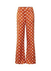 Glamorous, Damen Hose, Rostrot / Weiß