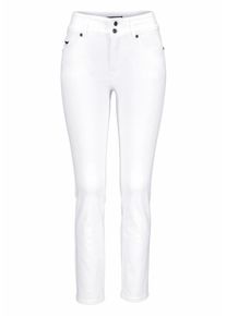 Arizona, Damen High-waist-Jeans 'Ankle-Slim', Wei&szlig;