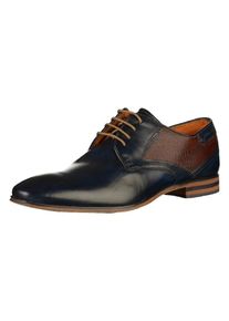 Bugatti, Herren Businessschuhe, Dunkelblau / Braun