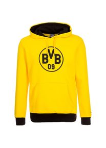 Puma, Herren Borussia Dortmund Badge Kapuzenpullover , Gelb / Schwarz
