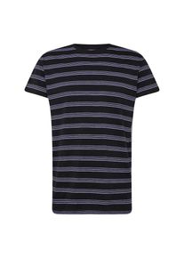 Urban Classics, Herren Shirt 'Multicolor Stripe Tee', Grau / Lila / Schwarz