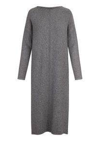 Apart, Damen Strickkleid, Dunkelgrau
