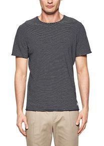 s.Oliver BLACK LABEL, Herren Ringelshirt, Navy / Weiß