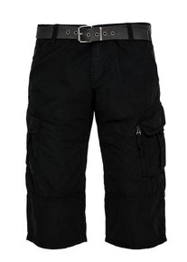 s.Oliver RED LABEL, Herren Bermuda 'File Loose', Schwarz